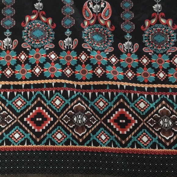 Fun Boho dress. Colorful and Dressy. - Picture 3 of 5